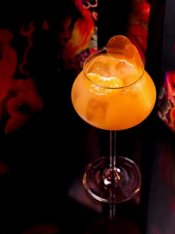 Miss Kō - Citrus cocktail on a table of the restaurant